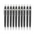 Westcott TRILINE E-733908 00 Mechanical Pencil 0.5 mm HB Black (Set of 10) | Lead Pencil, Metal Lead Guide, Ergonomic Soft Touch | Elegant Triangular Grip Zone |