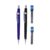Westcott TRILINE E-733923 00 Mechanical Pencil Set 0.5 mm and 0.7 mm HB incl. Refill Leads | Metal Lead Guide, Ergonomic Soft Touch | Elegant Triangular Grip Zone |