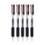 Westcott Variety E-1730846 00 Four-Colour Ballpoint Pens Pack of 5 4 Colours Ballpoint Pens Blue Black Red Green Multicolour Ballpoint Pen Indelible According to ISO 12757-2
