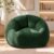 WEUP Big Bean Bag Chairs for Adults, Lounge Chair with Soft Chenille Cover, Comfy Bean Bag Sofa for Living Room, Bedroom, Apartment, Dorm & Reading Room, Olive Green
