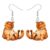 WEVENI Cute Tabby Cat Earrings Kitten Gifts for Pet Lovers Owners (Ginger)