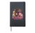 We Wear Pink Breast Cancer Halloween Pitbull Bulldog Lovers Hardcover Journal, Black