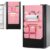 Weysat Mini Fridge Organizer with 14 Pocket Dorm Essential Dust Cover for Household Refrigerator Mini Fridge Hanging Caddy Organizer Storage Bag for Kitchen Dorm Office Home School(Classic,Pink)