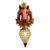 WFUNDM Cartoon Animal Horse Head Wall Light European Resin Wall Lamp Crystal Shade Wall Sconces for Children’s Room Living Room Aisle Hallway Bedroom