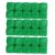 WGFOIP 30PCS Plain Dice Blocks with Smoothed Surface, 16MM DIY Board Game Accessories, Plastic with Round Corners, 6 Sided Dice Cube, Easy to Draw On for Board Games Mat (Green)