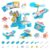 WhalesBot A1 Coding Toy for Kids, Building Block Robot, Fun STEM Toy with Magnetic Controller and Sensor Blocks, Screen-Free Coding with 3 Guide Books for Kids 3-6