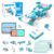 WhalesBot D1 21-in-1 STEM Coding Robot Kit for Kids (Ages 4+), 280+ Pieces Educational Building Set with APP-Controlled & Programming, 3D APP Guidance, Ideal Toy for Boys & Girls