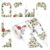 Whaline 1000Pcs Christmas Name Tag Stickers, Xmas Holly & Berry