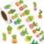 Whaline 1400Pcs Cactus Paper Stickers 16 Designs Succulent Plant Decals Cute Summer Adhesive Stickers for DIY Crafts Rewards Greeting Cards Scrapbooking Decor, 1.5 in