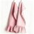 Whaline 2Pcs Pink Stripe Ruffled Kitchen Towels, 15.7 x 23.6 Inch