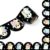 Whaline 32.8Ft Halloween Bulletin Board Border, Holographic Silver Ghost