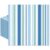 Whaline 50 Pcs Striped Luncheon Napkins Blue Green Stripe Disposable Paper Napkin Decorative Dessert Dinner Hand Napkin for Baby Shower Home Party Table Supplies Decor