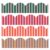 Whaline 68.9Ft Striped Bulletin Board Border Stickers, Classroom Decoration