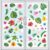 Whaline 9 Sheets Summer Palm Leaves Window Clings Tropical Hibiscus Flower Window Stickers Hawaii Green Plants Removable Stickers for Summer Home Classroom Decor Baby Shower Hawaii Party Supplies