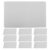 WHAMVOX 10pcs Stainless Steel Blank Metal Name Card for Engraving, Lightweight and Resist Bending Business Card Plate, for Events and House Use