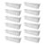 WHAMVOX 12pcs Plastic Pencil Storage Basket Student Desk Organizer