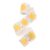 WHAMVOX Sun and Copper Border Bulletin Trim 32.8ft Board Scalloped Plate Self-Adhesive with Strong Waterproof Adhesive for Summer Classroom Display Boards, for Back School
