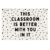 Wheatwin Classroom Decor Welcome Sign, Teacher Back To School Canvas Banner Wall Hanging Flag for Elementary Middle School Classroom Must Haves 20×30