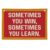 Wheatwin Inspirational Classroom Decor, Teacher Gifts Positive Affirmations Motivational Wall Decor Banner, Sometimes You Win Sometimes You Learn Banner for Classroom Playroom Office Kids Room 20×30