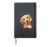 Where are You Going Funny Golden Retriever Dog Pet Lover Hardcover Journal, Black