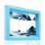 whimsyyy 3D Moving Sand Art Picture – Blue Dynamic Flowing Frame