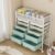 White 10-Drawer Mobile Utility Storage Cart with Mesh Top Basket