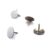 White 200 Count Steel Thumb Tack Push Pins