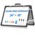 Whiteboard Dry Erase Boards, Portable White Board Double Sided Magnetic Board Stand,Foldable Hanging Wall Desktop Boards Easel for Kids Students Teacher for School Home Kitchen Office 24×18 Inch