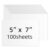White Cardstock 5×7, 100 Pack Heavyweight 74lb / 200GSM Cardstock Paper