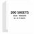 White Cardstock Paper 8.5 x 11, 65 lb/180 gsm, 200 Sheets