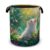 White Cat Fairy Large Clothes Hamper, Portable Collapsible Laundry Basket with Handles, Freestanding Storage Bin for Bedroom Bathroom Dorm Laundry Room