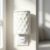 White Ceramic Plug-in Wall Wax Melt Warmer, Single Pack Electric Scented Wax Burner, Plug in Fragrance Melter for Wax Cubes, Home Bedroom Bathroom Decor