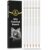 White Color Pencils, Professional 6 Pack Draw Pencil for Sketching, White Sketch Pencils for Sketching, Shading, Blending, Chalk for Beginners & Artists, Art Supplies for Drawing and Highlighting