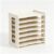 White Desk Folders Shelves,Document Letter Mail Tray Sorter (7-Tier_B)