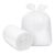 White Drawstring Trash Bags, Heavy Duty Disposable Garbage Bags Roll, Leak Resistant Plastic Waste Bin Liners for Home Kitchen Office Bathroom
