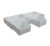 White Fabric Drawer Organizer 6 Pack 3Sizes Divided Closet Clothes Storage