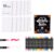 White Foam Boards 24×36 Inch with Fine & Brush Tip Acrylic Paint Markers