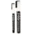 White Liquid Chalk Markers, 2 Pack, 6mm Bullet/Chisel Reversible Point & 1mm Fine Point for Non-Porous Chalkboards, Mirrors, Blackboards, & More