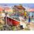 White Mountain 1000 Piece Jigsaw Puzzle Coastal Fishing Beach Puzzles with Large Pieces, Gifts for Adults and Family 24″x30″ – Bait Shack Seek & Find