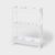 White Narrow Slim Rolling Utility Cart with Accessories, Mobile Storage Organizer Cart, Multipurpose Shelving Unit for Kitchen, Bathroom, Laundry Room and Small Space Organization