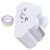 White Plastic Rainbow Tape Cutter Set for Easy Carry Storage