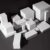 White Polystyrene Foam Blocks for DIY Crafts, Sculpture & Floral Arrangements(30x30x5cmx6pcs)