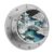 White Porcelain Building Kitchen Timer for Cooking with Magnetic Back