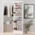 Whitmor 36 Pair Over The Door Shoe Organizer, 12 Tier Hanging Shoe Organizer, Heavy Duty Metal & Mesh Shoe Holder, Hanging Shoe Rack for Closet Organizer & Storage, 74″H x 21.7″W x 7.5″D, Grey
