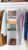 Whitmor 5 Section Closet Organizer – Hanging Shelves with Sturdy Metal Frame, White