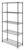 Whitmor 5 Tier Storage Shelves, Metal Shelving Unit, 200 lbs Capacity per Shelf, 1000 lbs Total, Adjustable Heavy Duty Shelf, Easy Assembly for Garage, Plant, Kitchen, 36″ L x 14″ W x 72″ H, Black