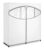 Whitmor 60-inch Extra-Wide Clothes Closet, 60” with White Cover
