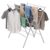Whitmor Drying Rack Clothing, Foldable Clothes Drying Rack for Laundry, 12 Metal Bars for Hanging Clothes, Indoor & Outdoor Use, 36.2″ D x 30.3″ W x 40.5″ H, Silver