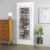 Whitmor Over The Door Shoe Organizer, 26 Pocket Over Door Shoe Shelves, Space Saving Hanging Shoe Organizer, Door Shoe Rack for Closet Organizer & Storage，63″ L x 22″ W x 6″ H, Transparent & Gray