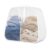 Whitmor Pop & Fold Double-Compartment Laundry Hamper, Mesh Laundry Sorter